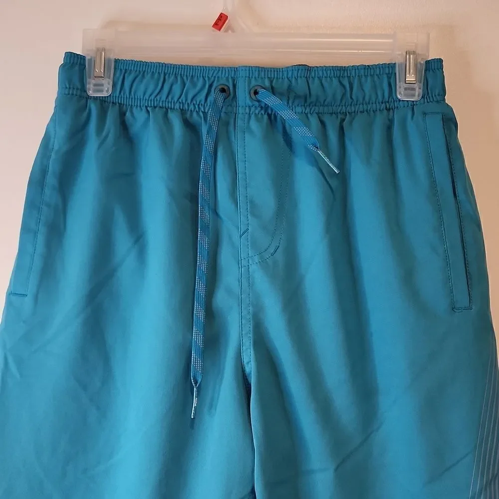 Nike Swim Trunks Bathing Suit With Lining Men's Sz Small Baby Blue EUC NICE!